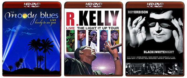 3 концертных HD DVD от Image Entertainment